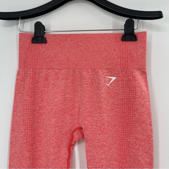 Gymshark Vital Seamless 2.0 Leggings in Orange Marl Size Medium - Picture 3 of 12